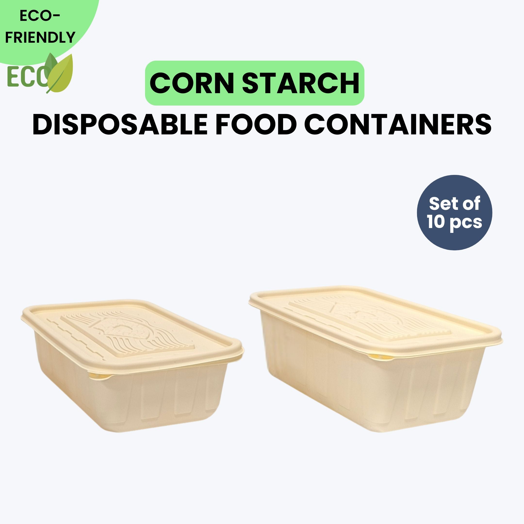 Corn Starch Disposable Food Container