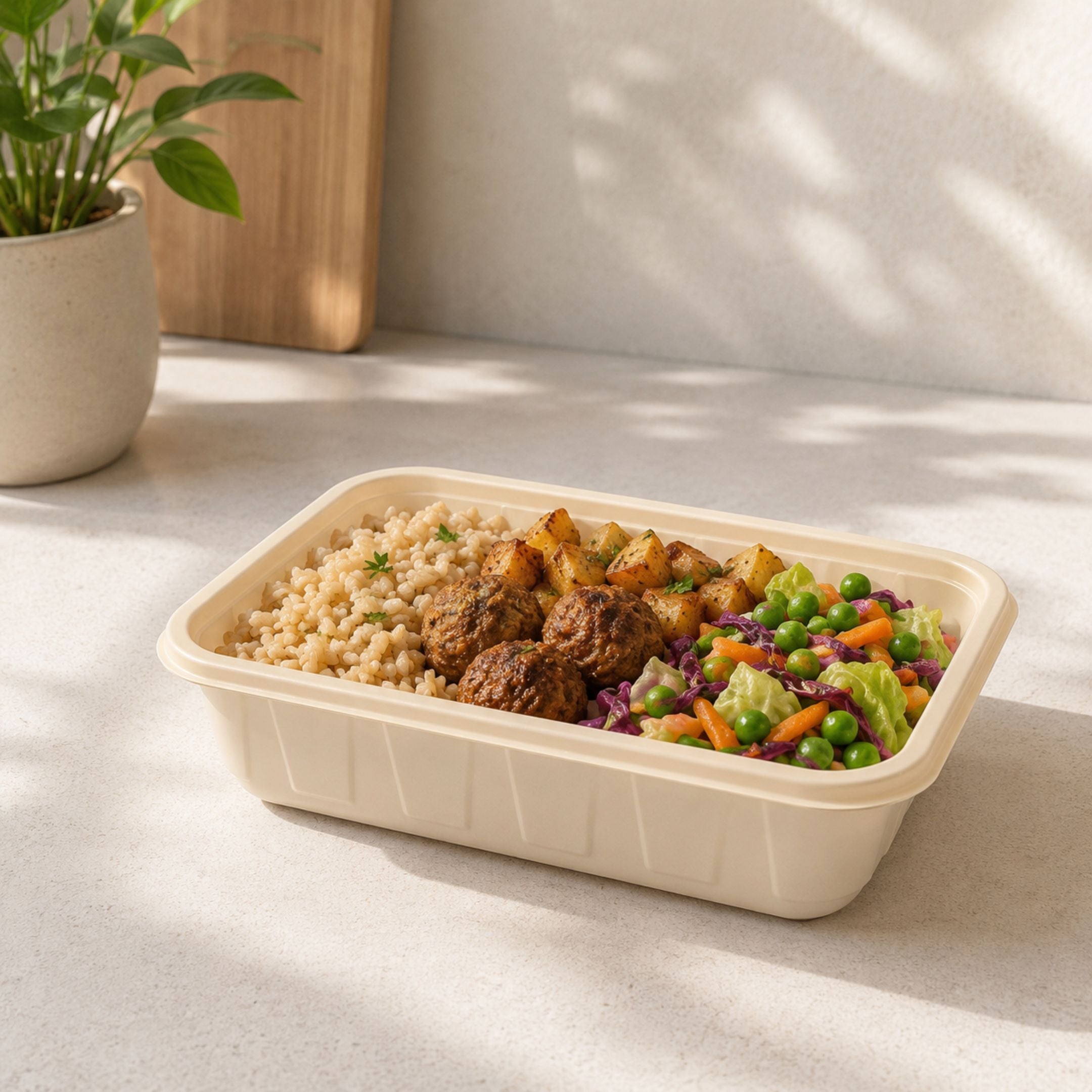 Corn Starch Disposable Food Container