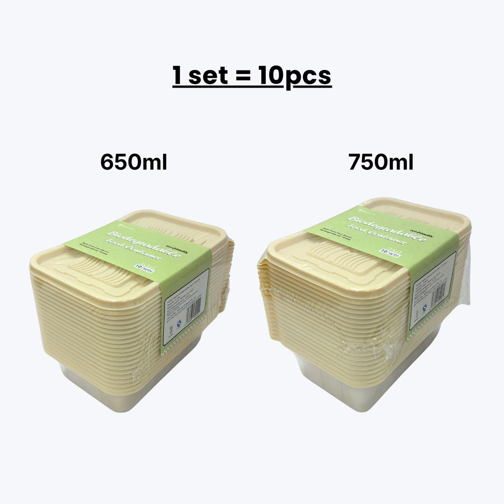 Corn Starch Disposable Food Container