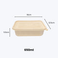 Corn Starch Disposable Food Container