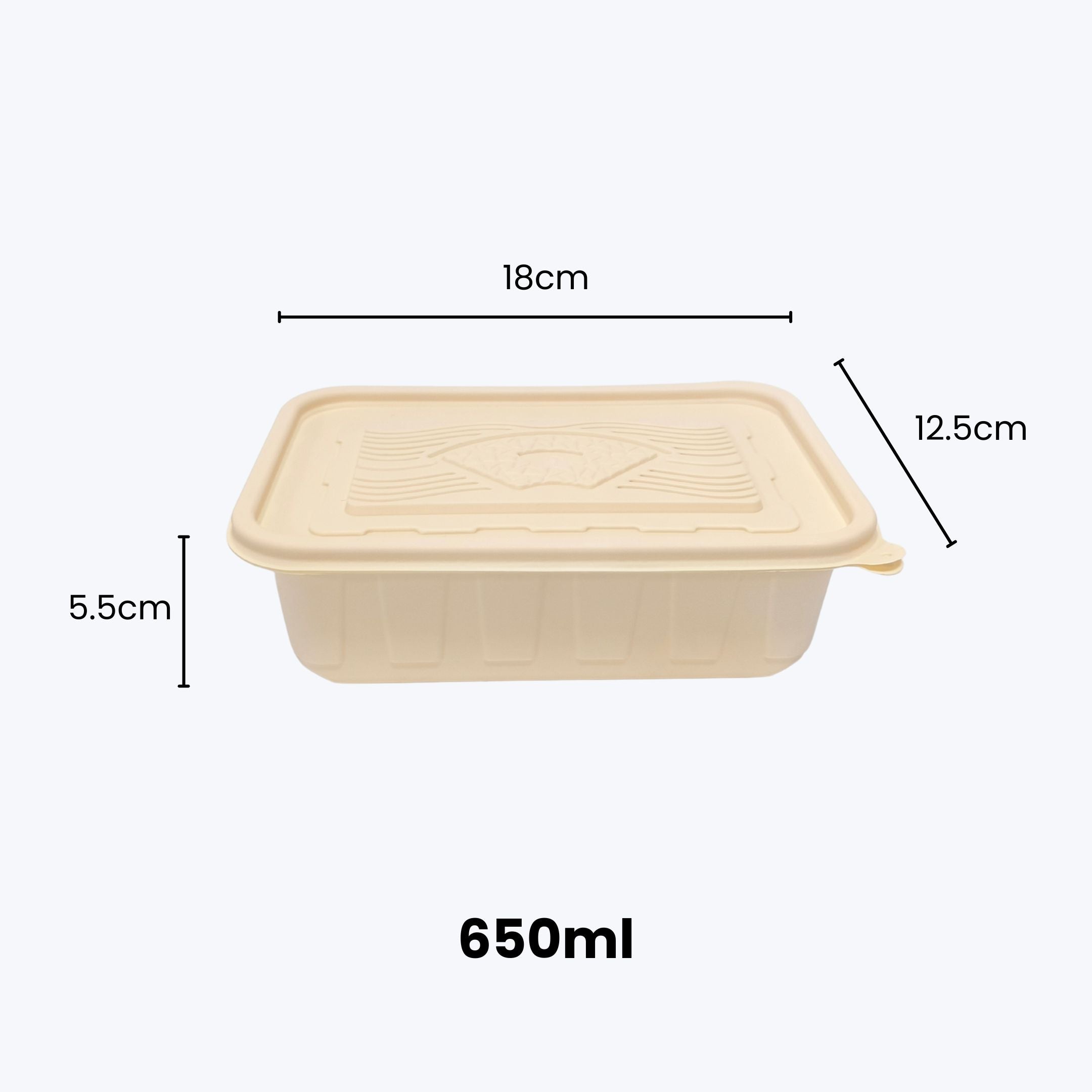 Corn Starch Disposable Food Container