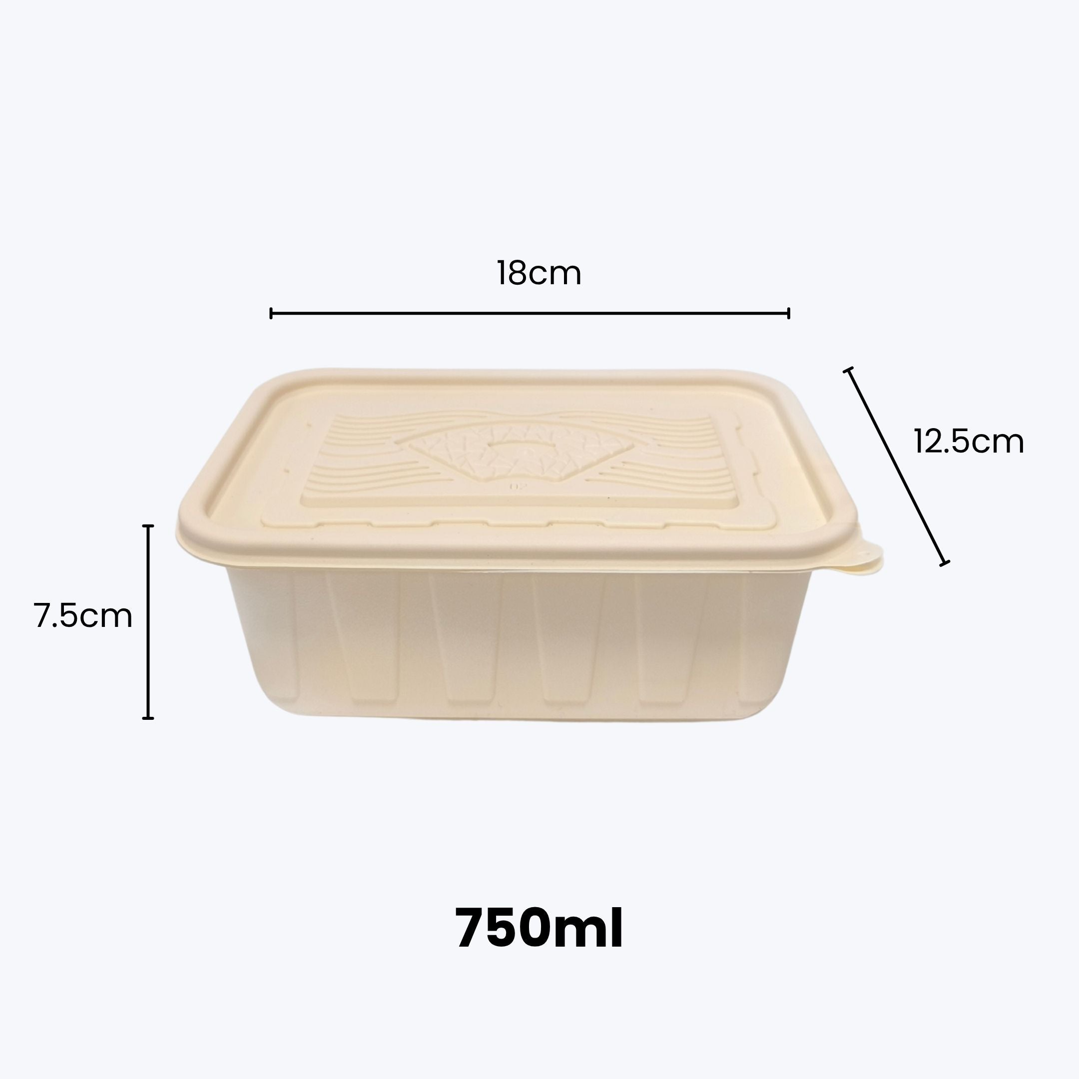 Corn Starch Disposable Food Container