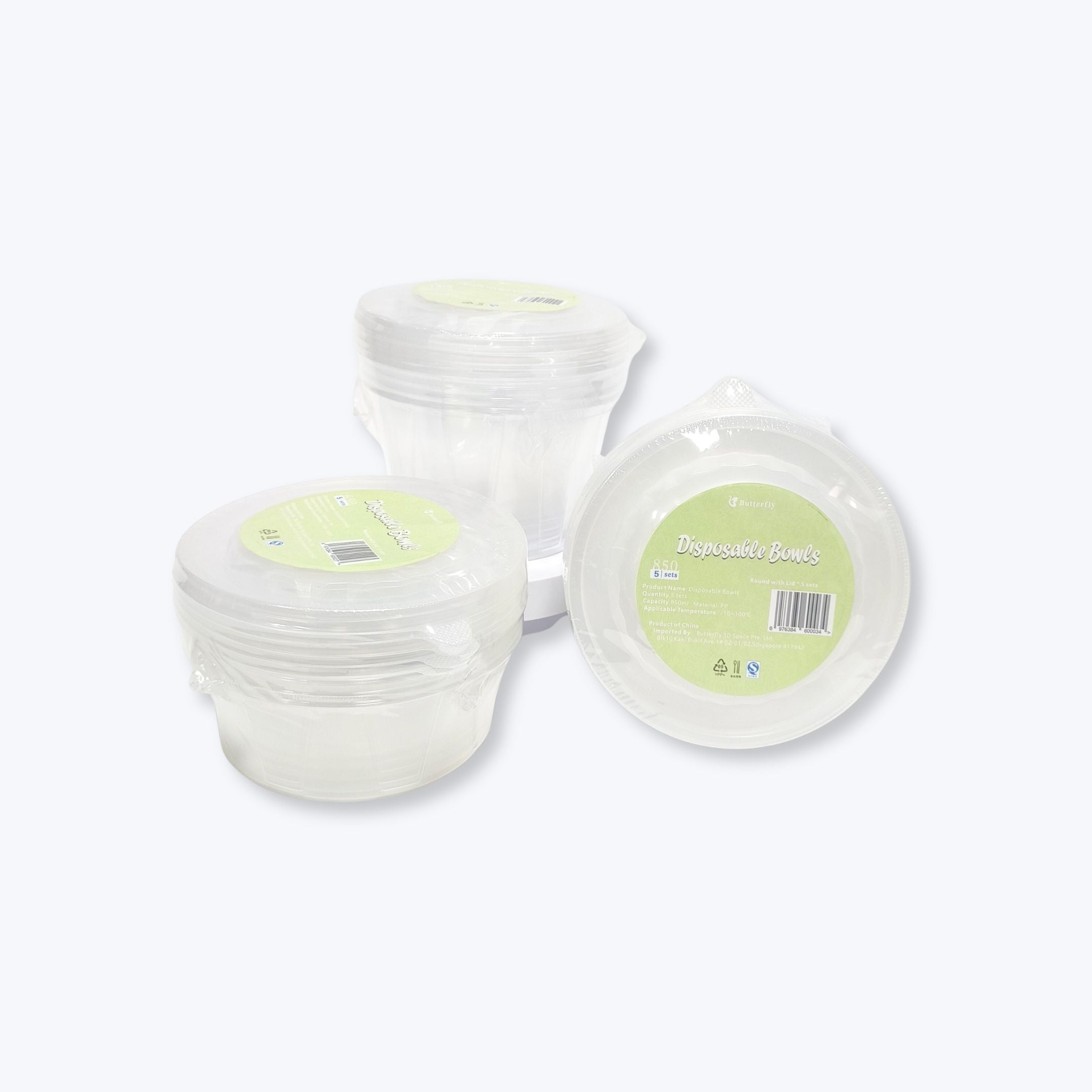 Disposable Food Bowl | Set of 5pcs