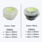 Disposable Food Bowl | Set of 5pcs