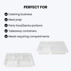 5 Compartment Disposable Food Container