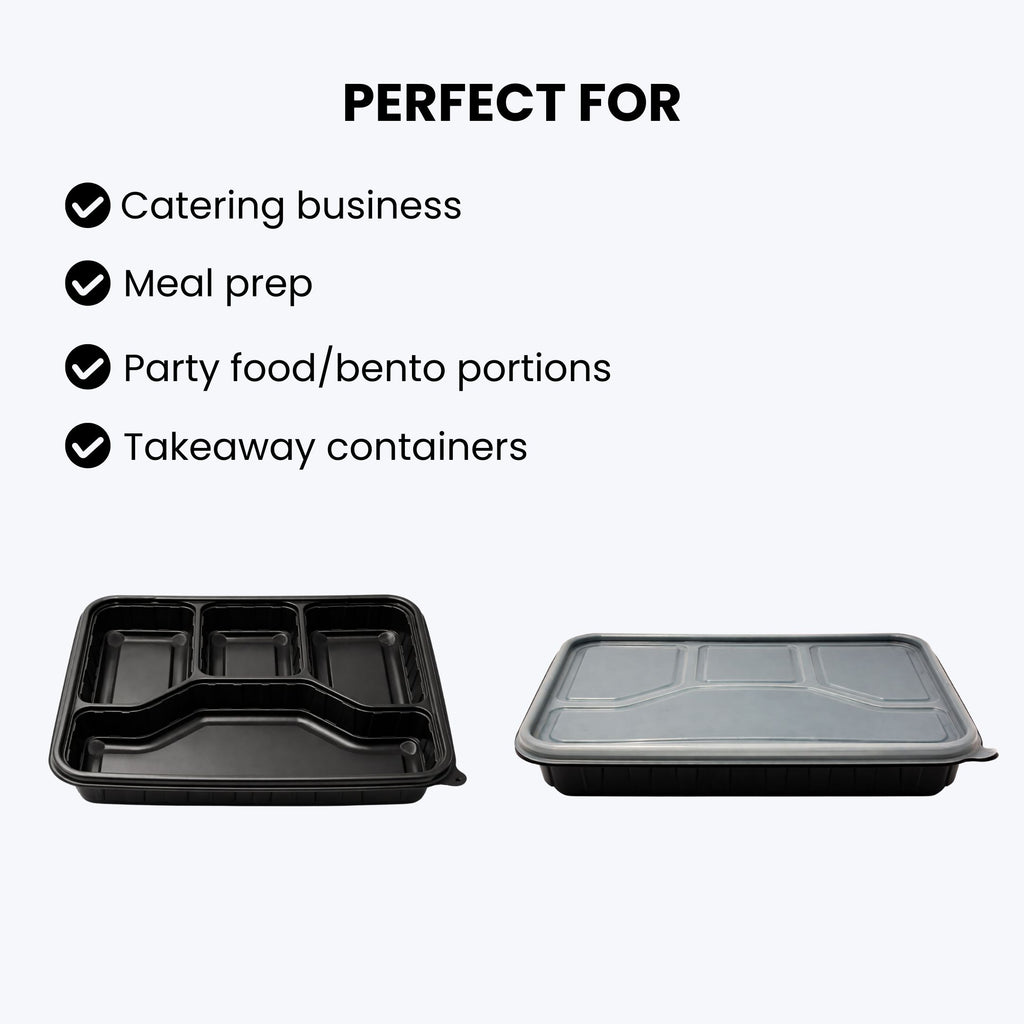 Four Compartment Disposable Food Container