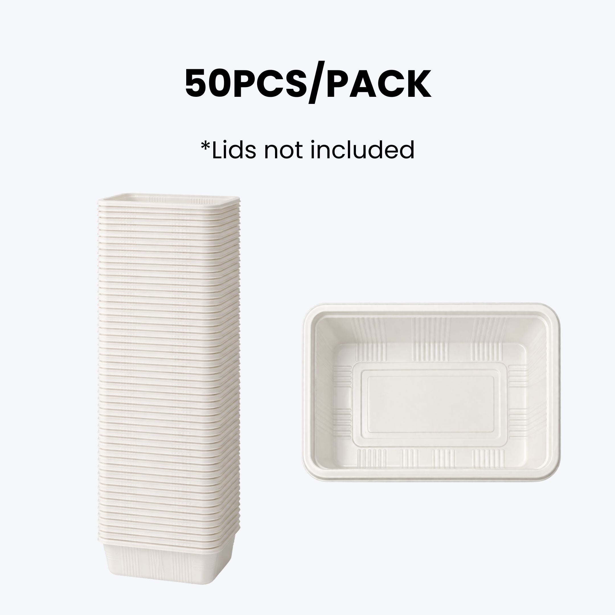 Disposable Fruits/Vegetables Container | Set of 50pcs