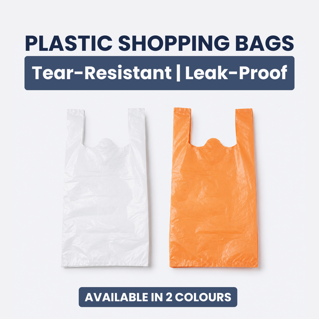 Plastic Shopping Bags | 25pcs