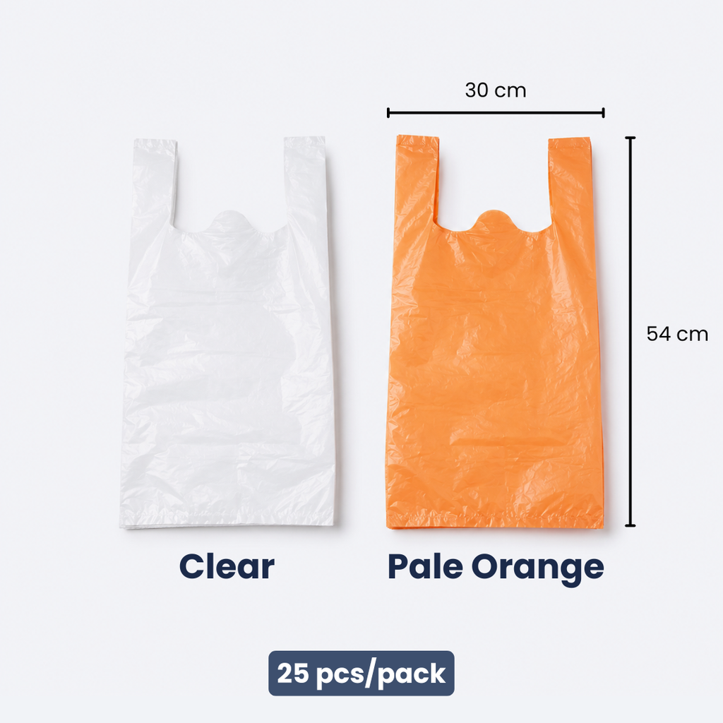 Plastic Shopping Bags | 25pcs
