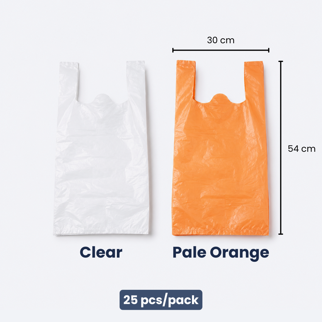 Plastic Shopping Bags | 25pcs