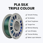 PLA Silk Triple Colour